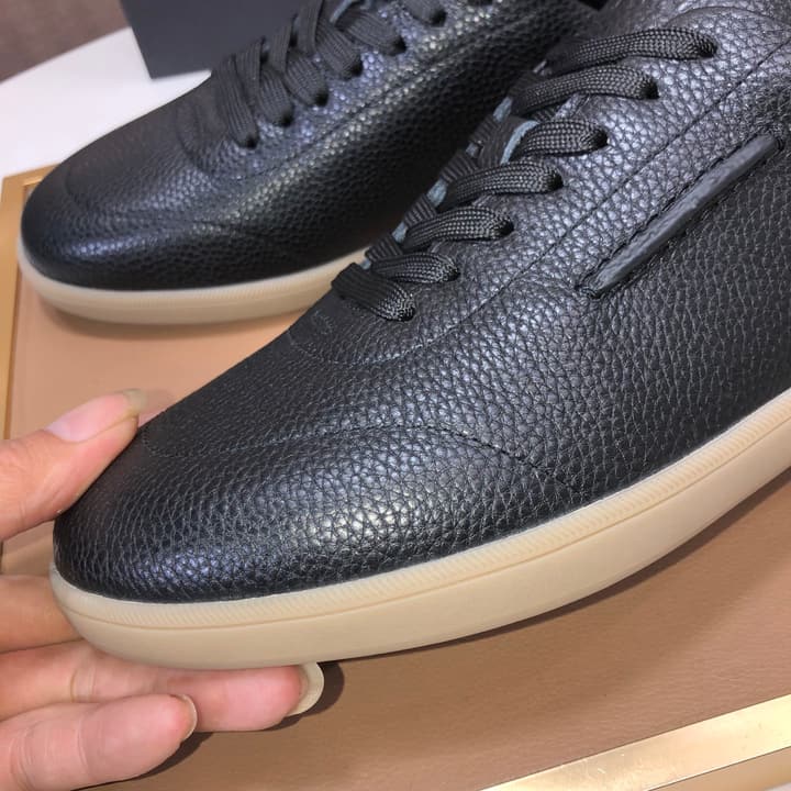 Zegna 232 Suede and Leather Sneakers