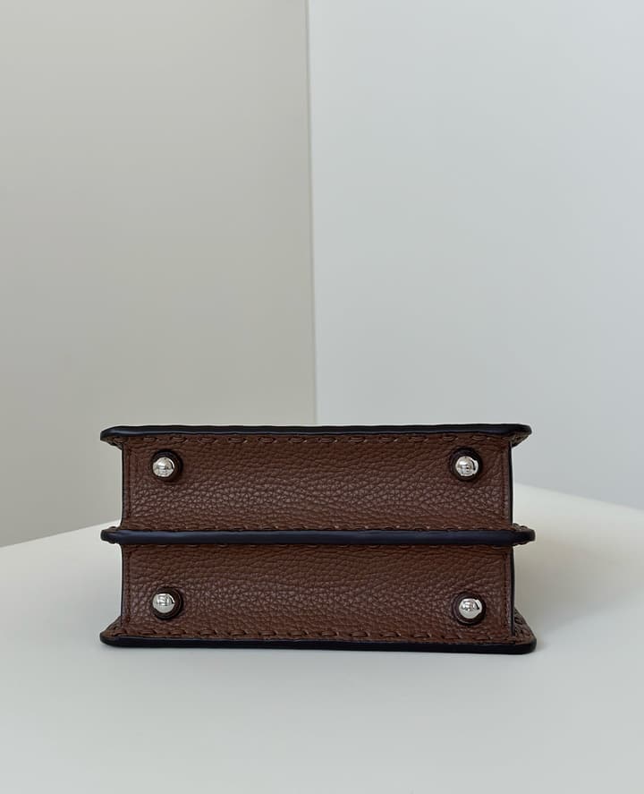 Fendi Peekaboo I See You Petite Satchel in Classic Black