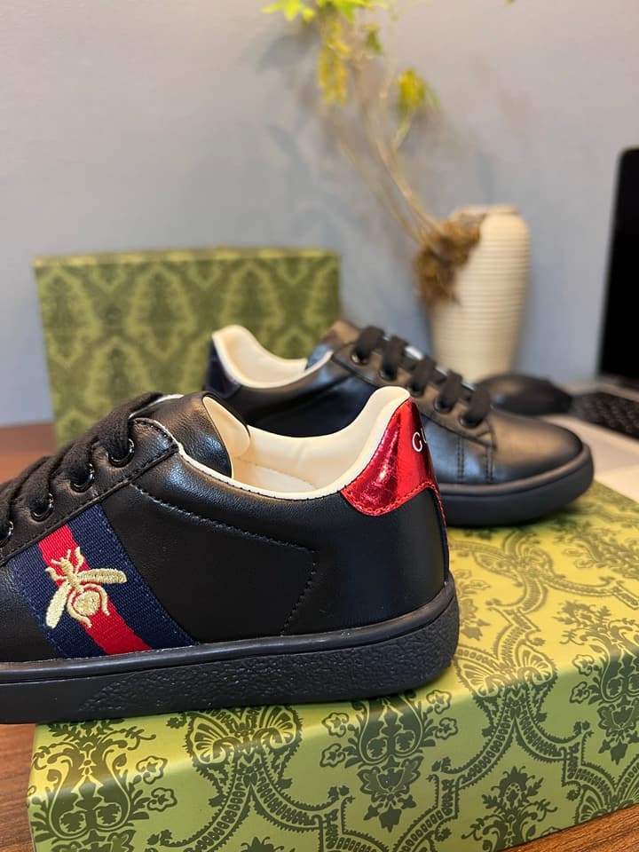 Gucci Kids Sheepskin-Lined Sneakers – Kids Collection