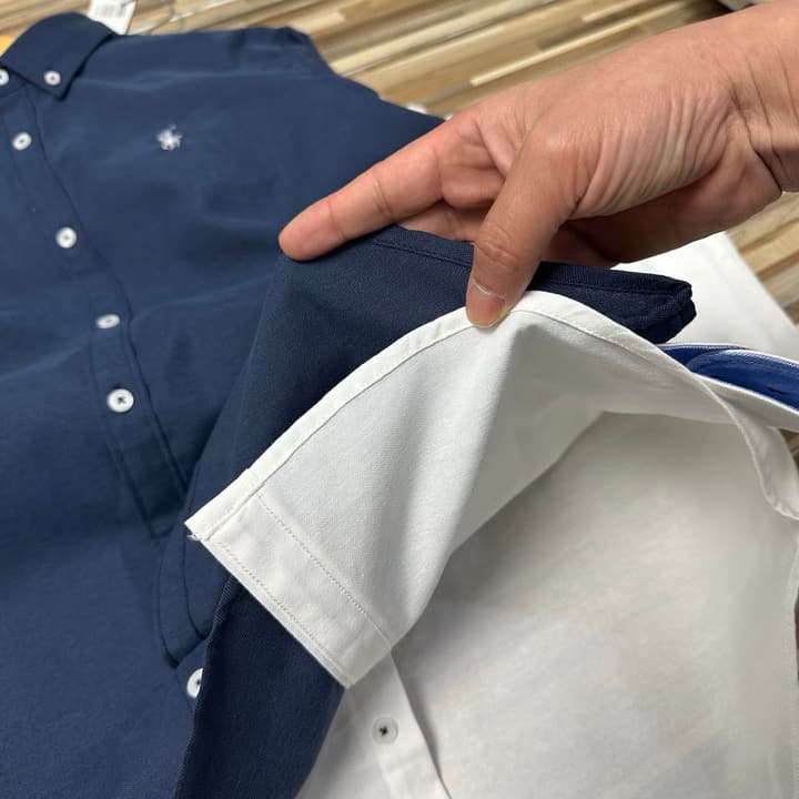 Ralph Lauren Embroidered Oxford Cotton Shirt – 2025 in Navy Blue