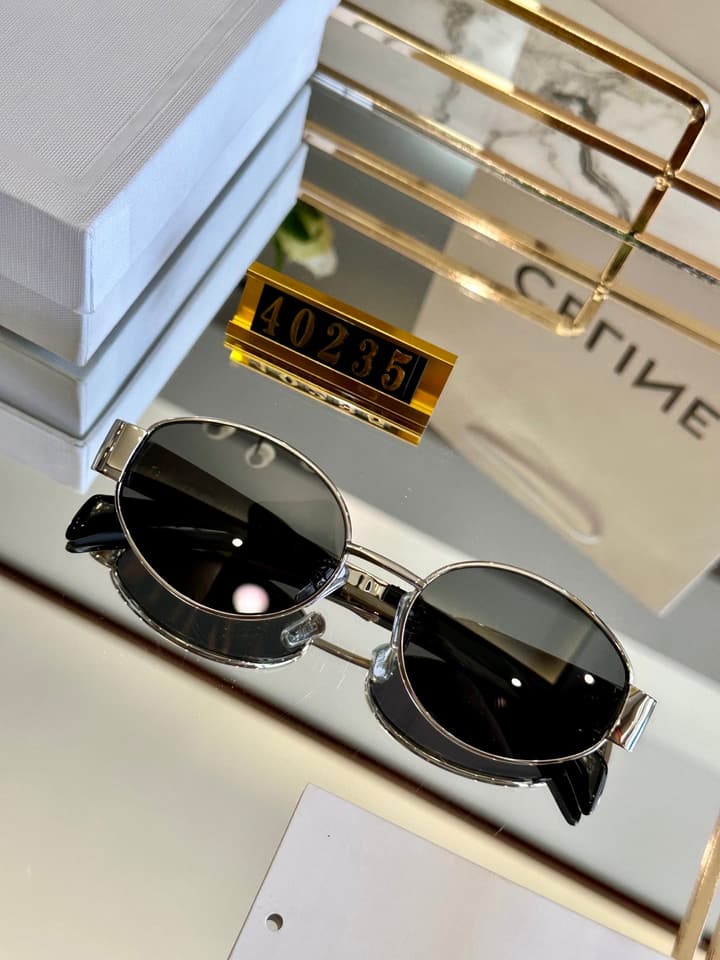Celine Polarized Acetate Sunglasses