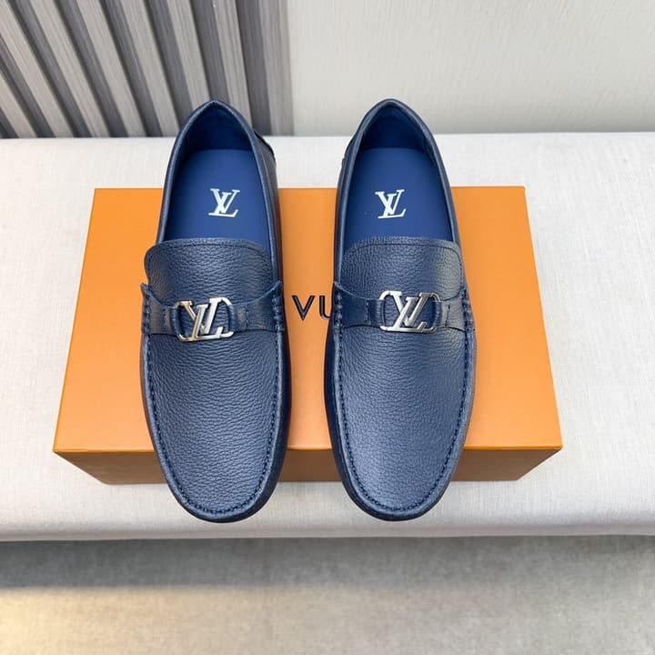 Louis Vuitton Monte Carlo Moccasin Loafers in Black Smooth Leather