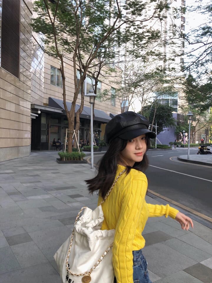 Ralph Lauren Polo Cable Knit Sweater in Bright Yellow