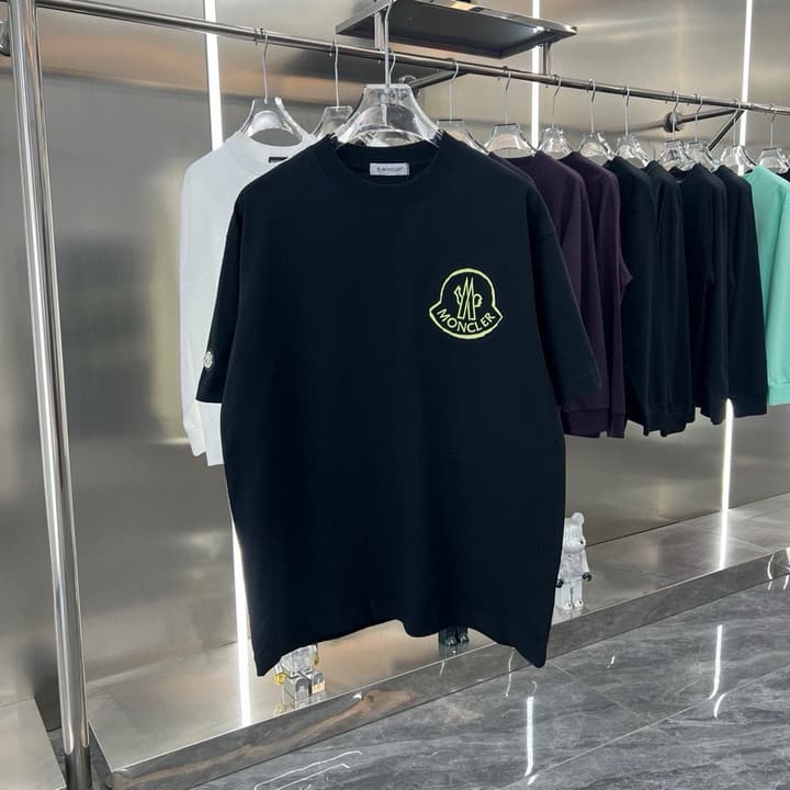 Moncler Patch Embroidery Casual T-Shirt – 2026SS in Black