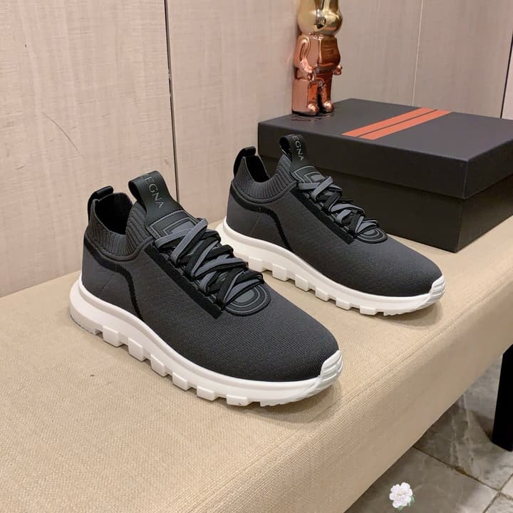 Zegna Latest Casual Sneakers in Black