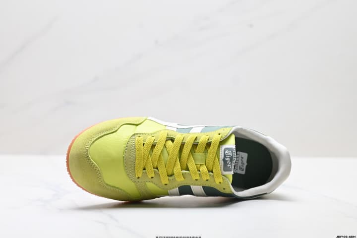 Onitsuka Tiger Serrano Nylon Retro Sneakers in Blue With White Stripes