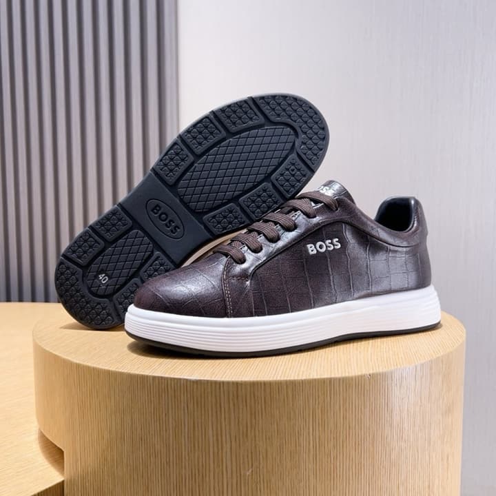 Boss Classic Leather Driving Shoes