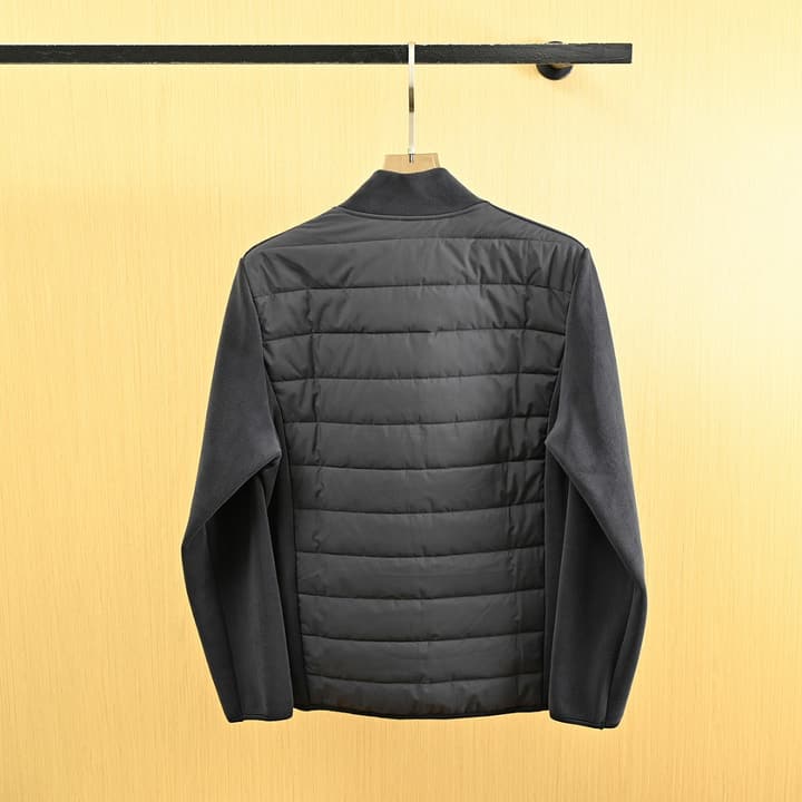Canada Goose Spliced Stand-Collar Cashmere Jacket – 25FW in Dark Grey