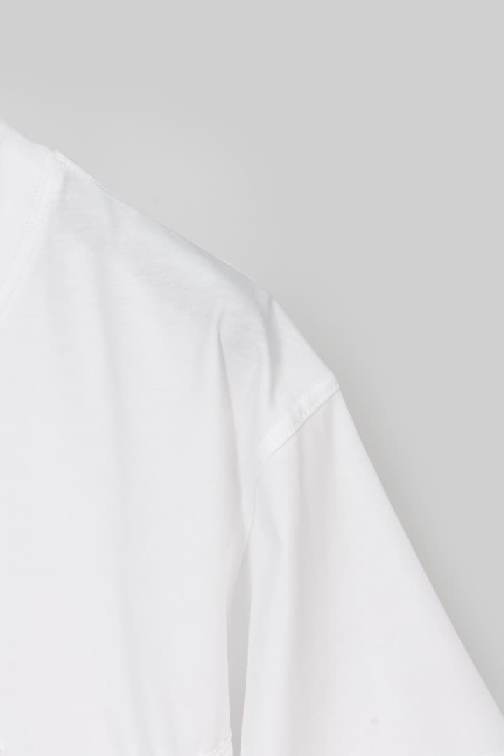Dior Ribbon Logo Short-Sleeved T-Shirt – 2026 Spring Collection in Dark Grey
