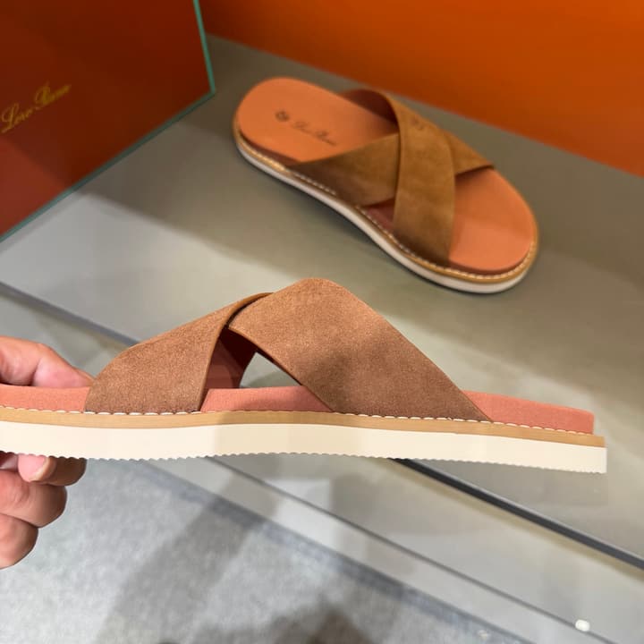 Loro Piana Summer Walk Crisscross Mules