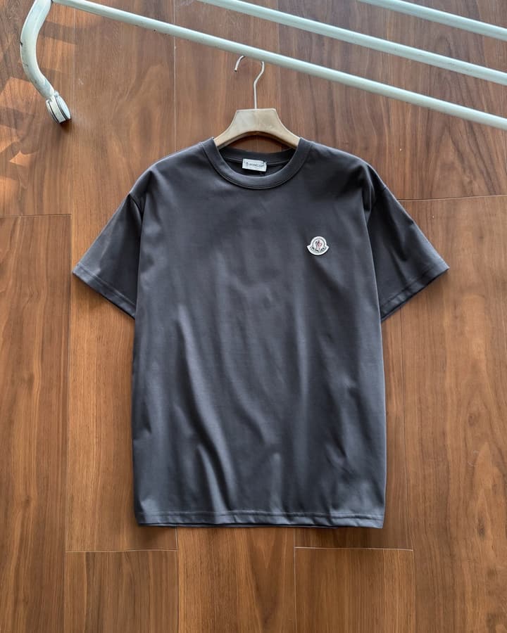 Moncler Classic Logo Cotton T-Shirt in Bright Green