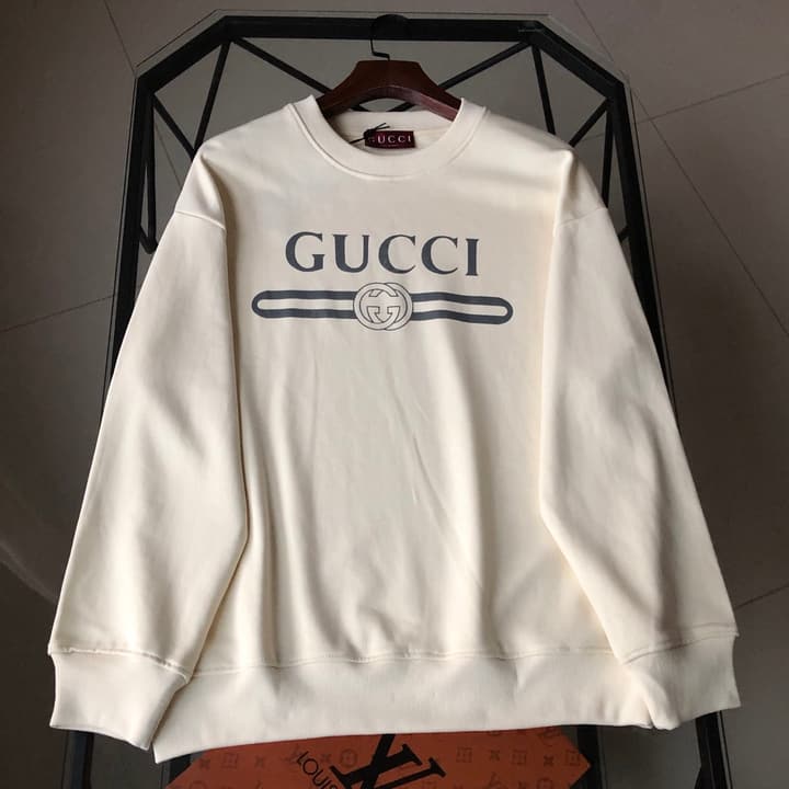 Gucci Classic Logo Crewneck Sweatshirt – 2025FW in Classic Black