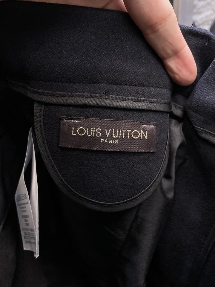 Louis Vuitton Wool Blend Dress Trousers – Autumn/Winter Collection in Black