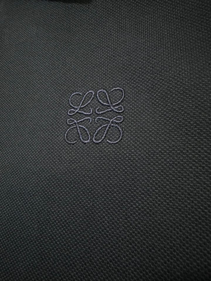 Loewe Embroidered Logo Cotton Polo Shirt – 26SS in Navy Blue