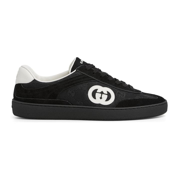 Gucci German Training Sneakers – 24SS in Black With White Logo