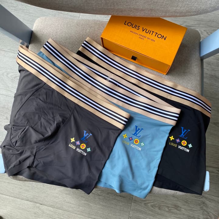 Louis Vuitton Men's Seamless Ice Silk Underwear