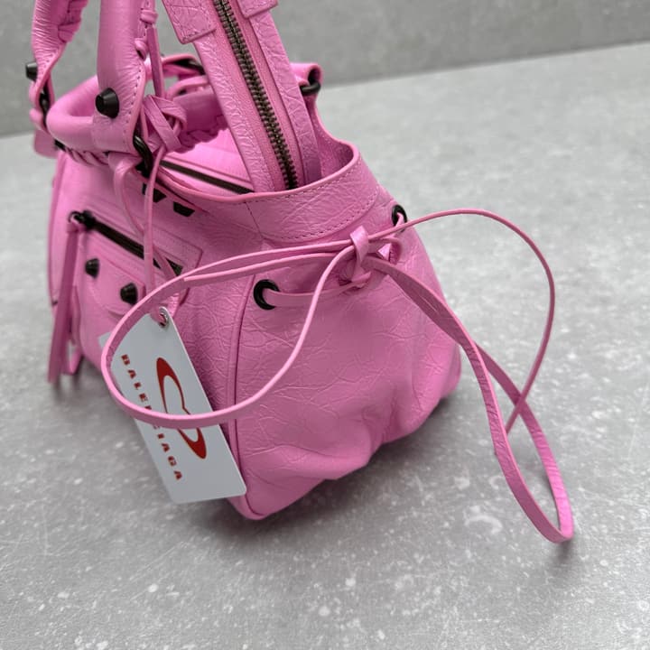 Balenciaga Le City Bowling Bag – Qixi Limited Edition in Black Oil Wax Leather