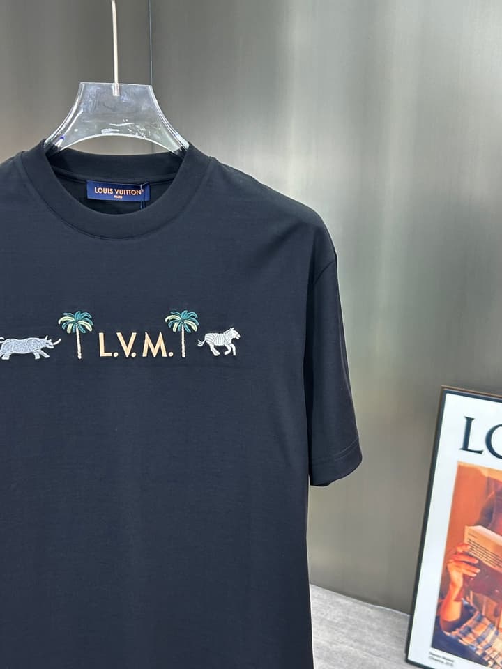 Louis Vuitton 2026 Hooded T-Shirt – 2026SS in Classic Black