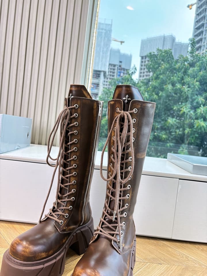 SMFK Platform Over-the-Knee Boots – 2025 Autumn/Winter Collection in Black