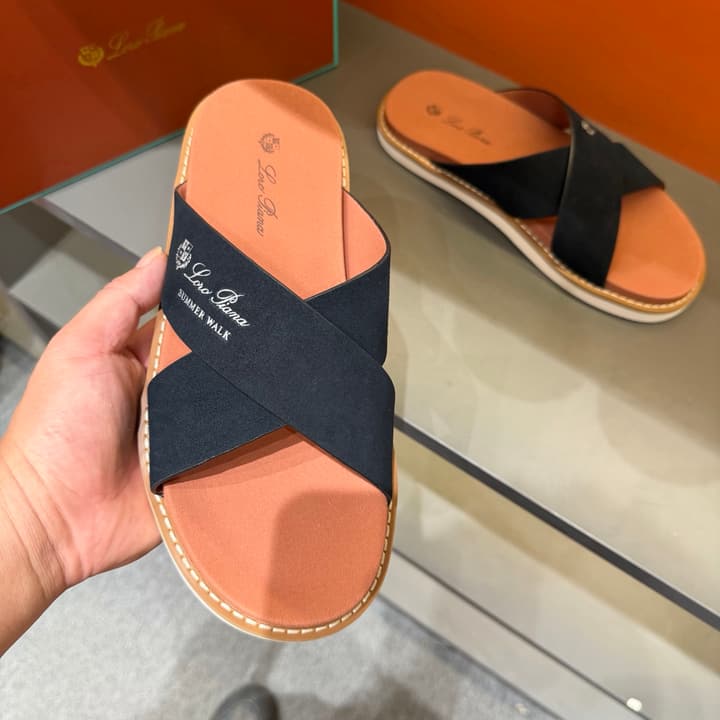 Loro Piana Summer Walk Crisscross Mules