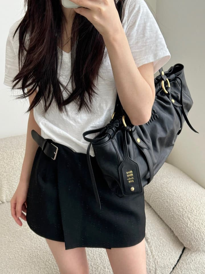 Miu Miu Nappa Dumpling Bag