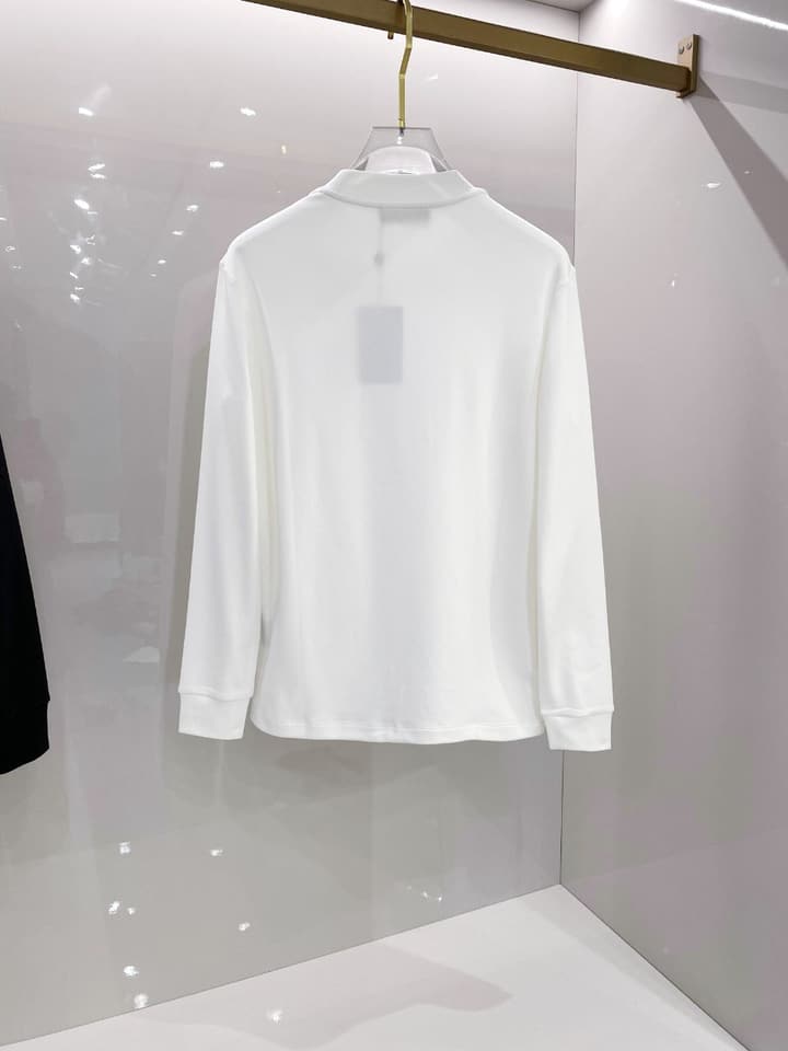 Loro Piana Fashion Casual Long Sleeve T-Shirt – Early Autumn New Counter Style in Classic Black