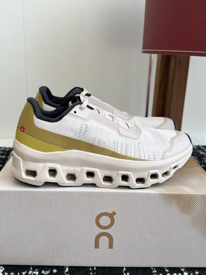 On Cloudmonster Void Running Shoes in Void Blue