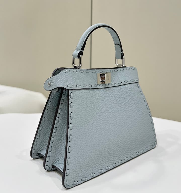 Fendi Peekaboo I See You Petite Satchel in Classic Black
