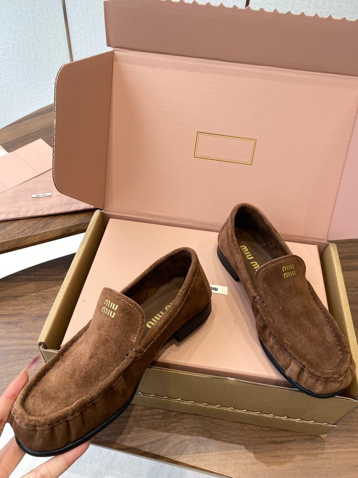 Miu Miu Loafers – 25SS Autumn/Winter Collection in Black Suede