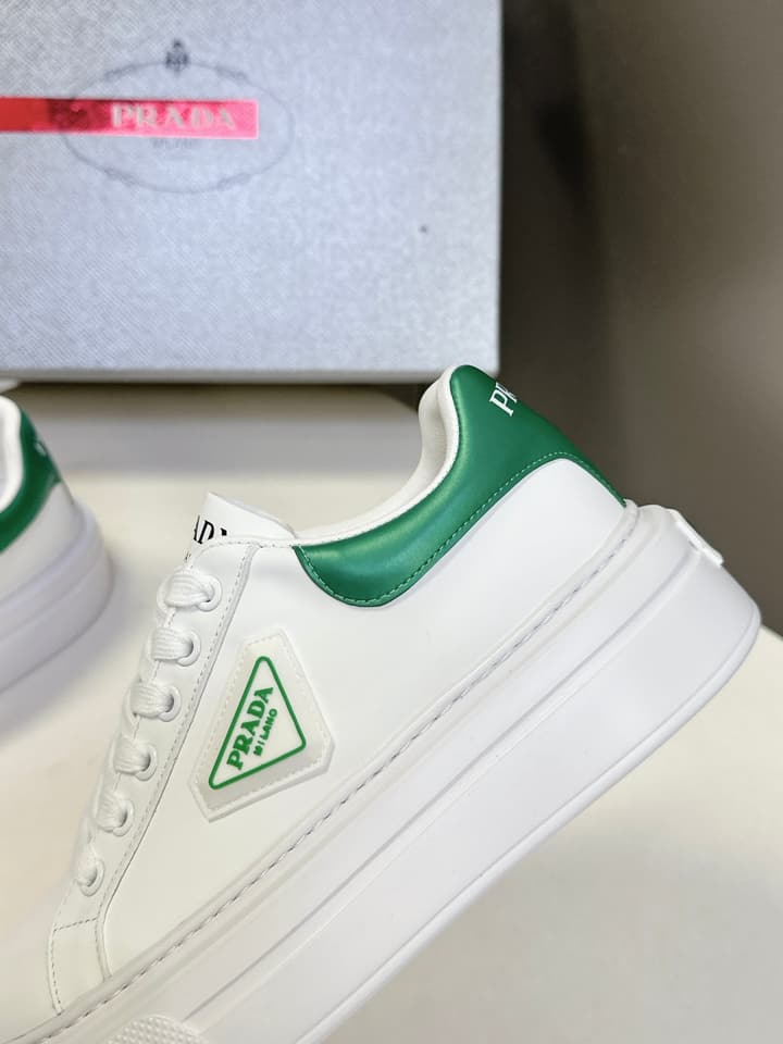 Prada Retro Platform Sneakers in White Sneaker 1