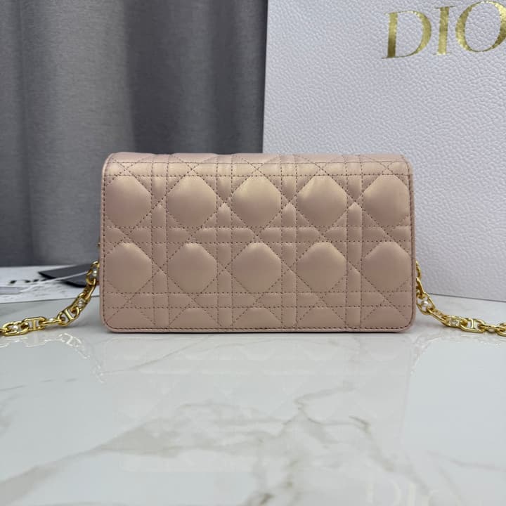Dior Jolie Mini Chain Bag – 2025FW in Dusty Rose