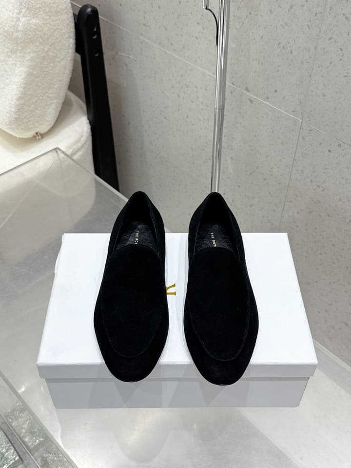 The Row Tassel Loafers in Black