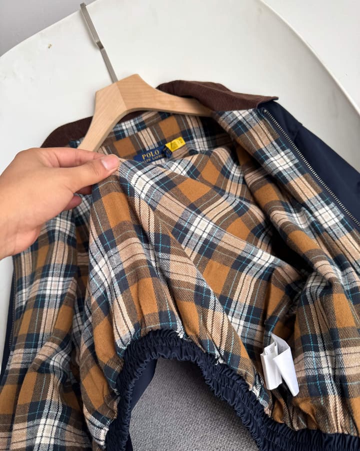 Ralph Lauren Campus Collared Jacket in Blue