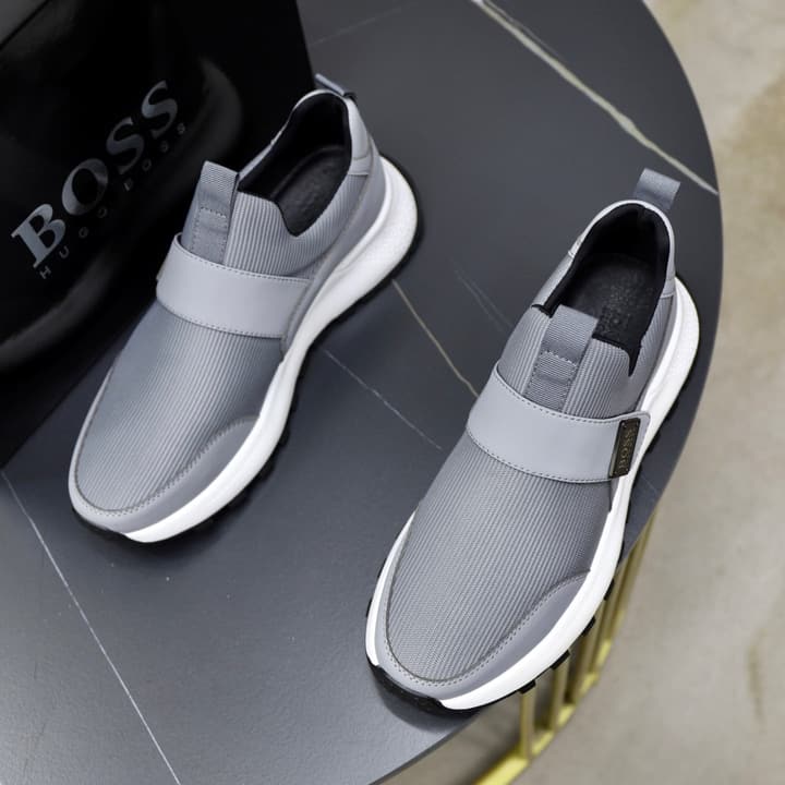Boss Men's Knit Sport Sneakers