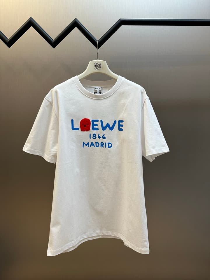 Loewe 1846 Anniversary Ghost Crewneck T-Shirt – Spring/Summer Collection in Black