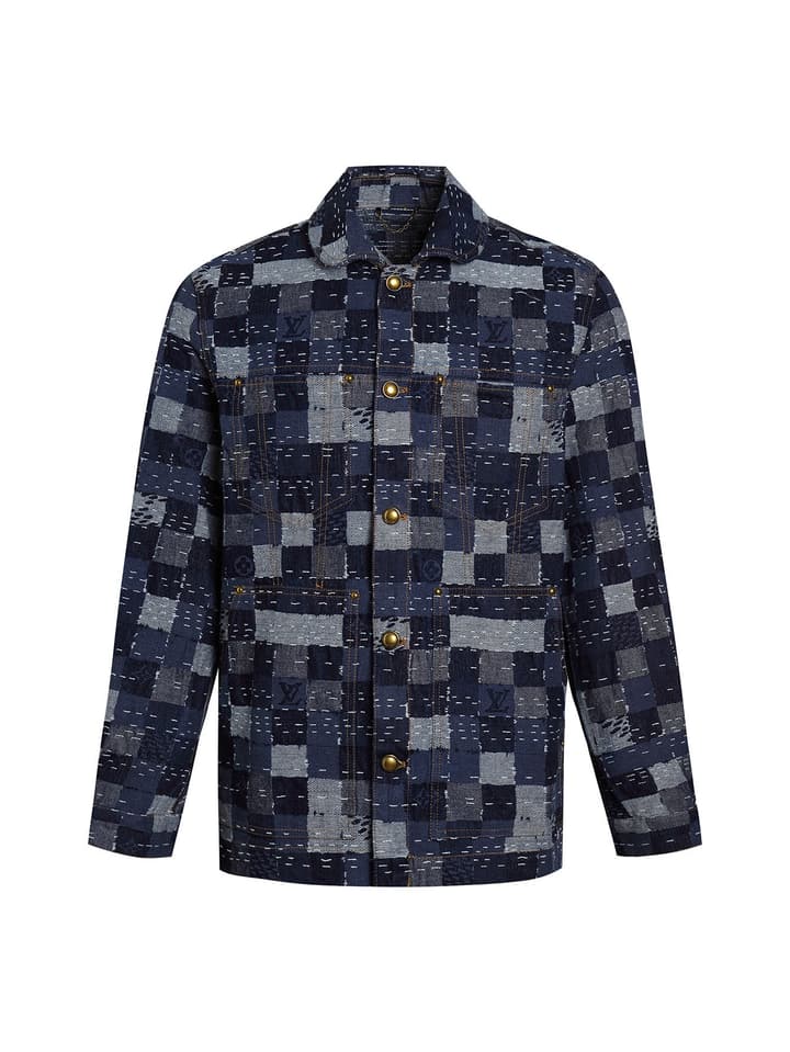 Louis Vuitton Workwear Denim Belted Jacket – 25SS