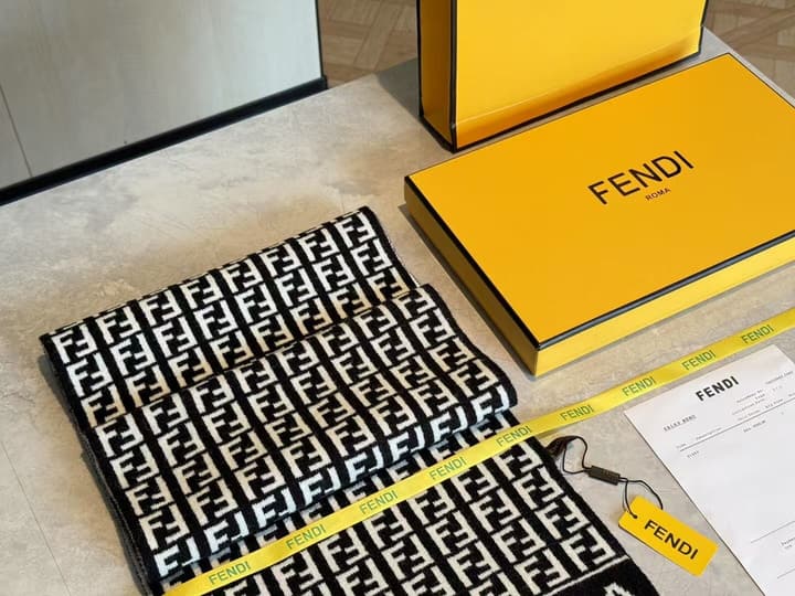Fendi Cashmere Wool Scarf