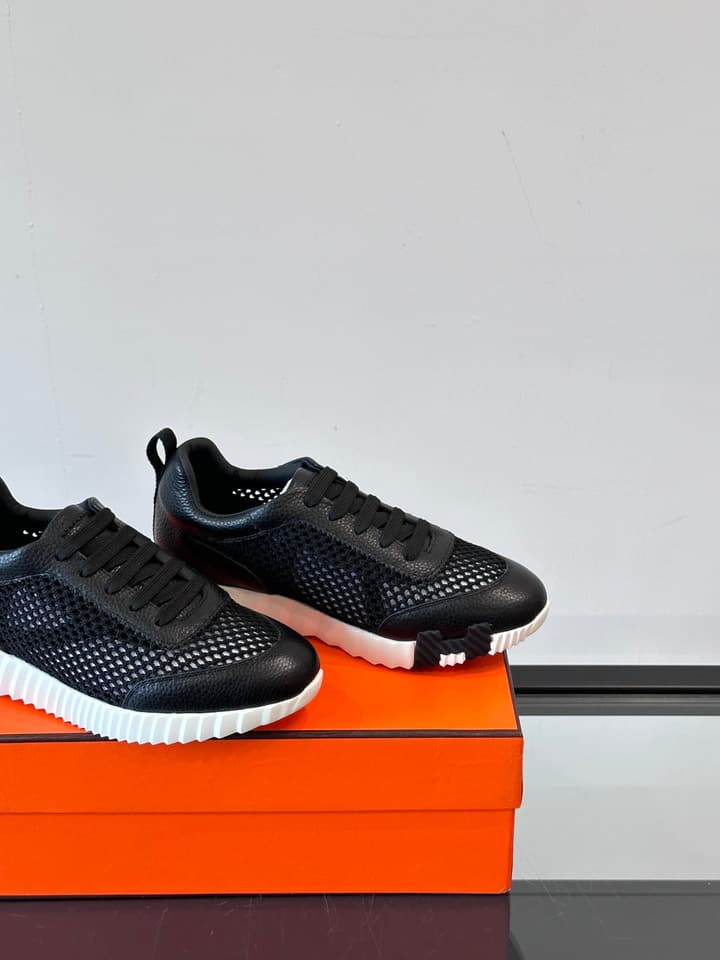 Hermès Bouncing Sneakers in White