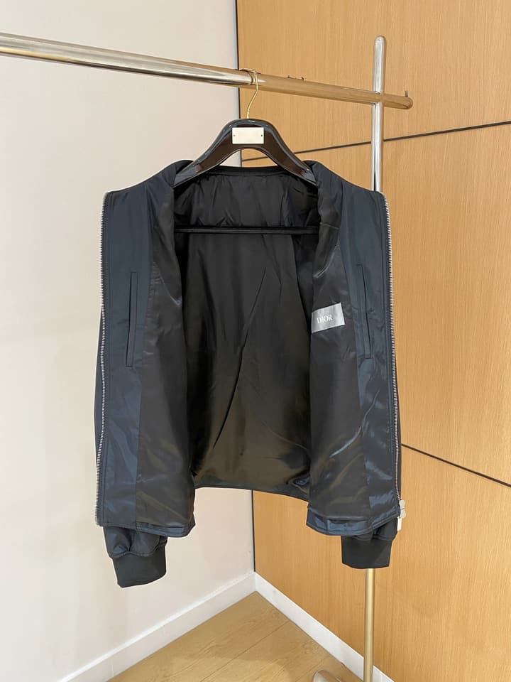 Dior Men's Casual Jacket – 2025 Fall/Winter in Dark Navy