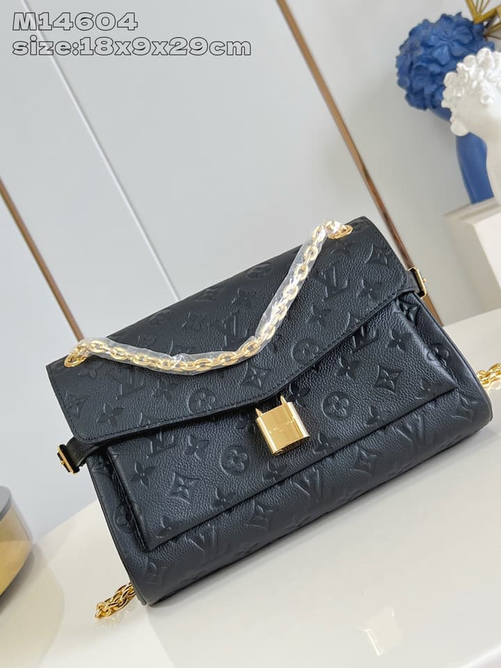 Louis Vuitton Anytime Flap Bag in Beige