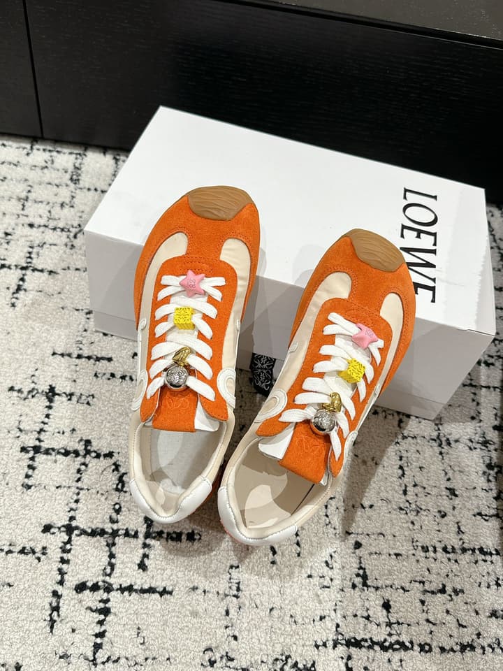 Loewe Ballet Runner 2.0 Unisex Sneakers – 2025 Collection in White And Light Blue