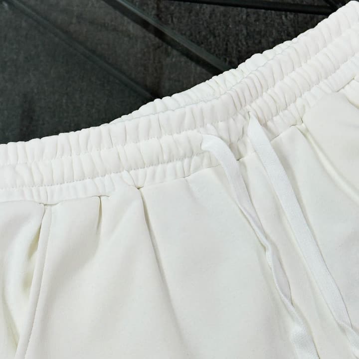 Loewe Classic Element Embroidered Shorts in Black With Blue Anagram Logo