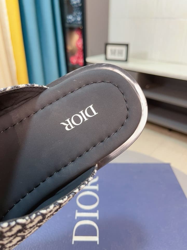 Dior Aqua Suede Sandals – Spring/Summer Collection in Beige Oblique
