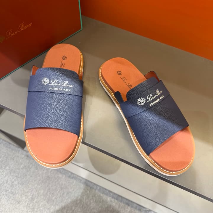 Loro Piana Summer Walk Crisscross Mules