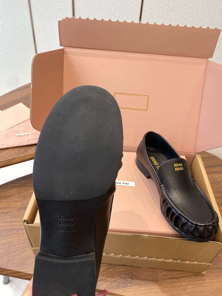 Miu Miu Loafers – 25SS Autumn/Winter Collection in Black Suede