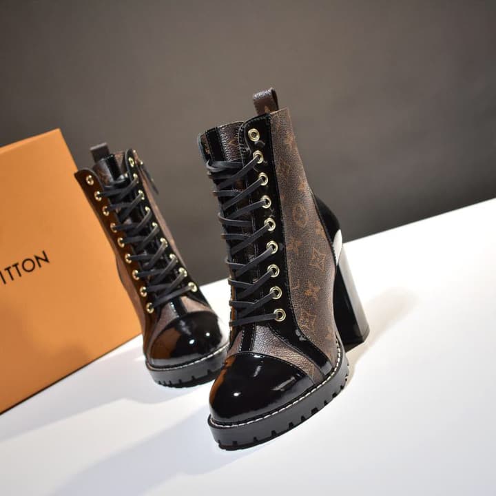Louis Vuitton Classic High-Heeled Martin Boots