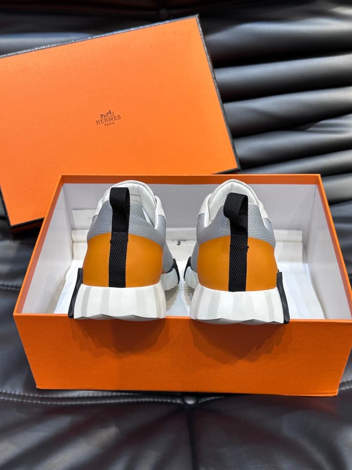 Hermès Bouncing Sneakers in Charcoal