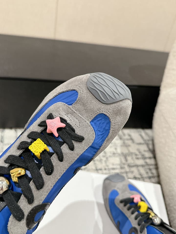 Loewe Ballet Runner 2.0 Unisex Sneakers – 2025 Collection in White And Light Blue