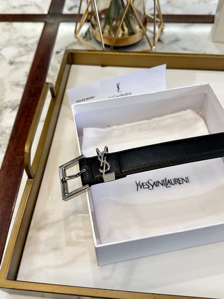 Saint Laurent Classic Leather Belt – 3.0cm