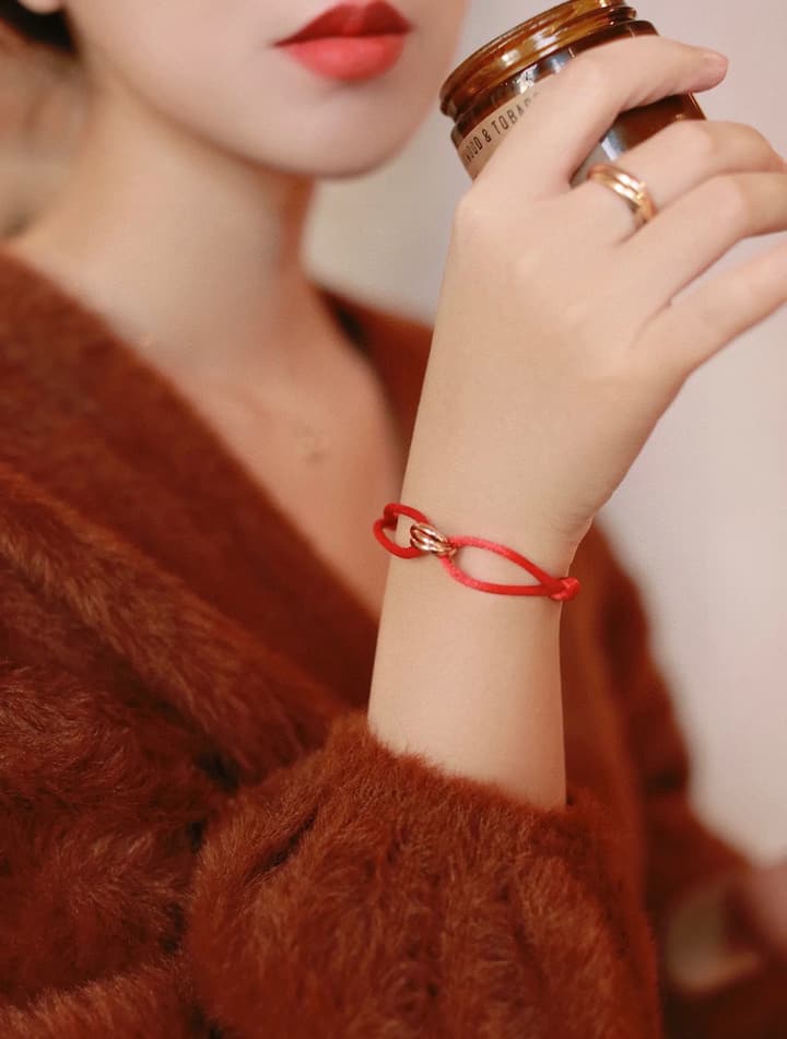 Cartier Trinity Adjustable Cord Bracelet